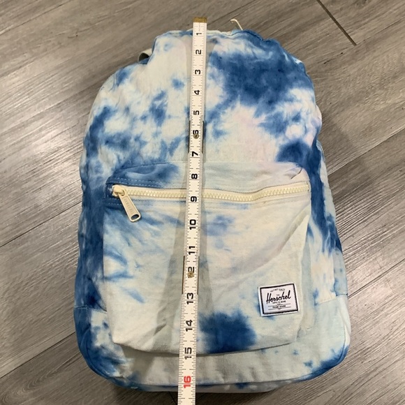 Herschel Supply Co. Cotton Casual Daypack Backpack Blue Tie Dye Soft‎ Bottom